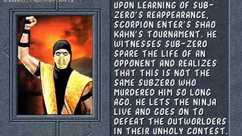 Mortal Kombat 2 - Arcade - Scorpion - Ending