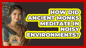 How Did Ancient Monks Meditate In Noisy Environments? - Buddhism Reflections