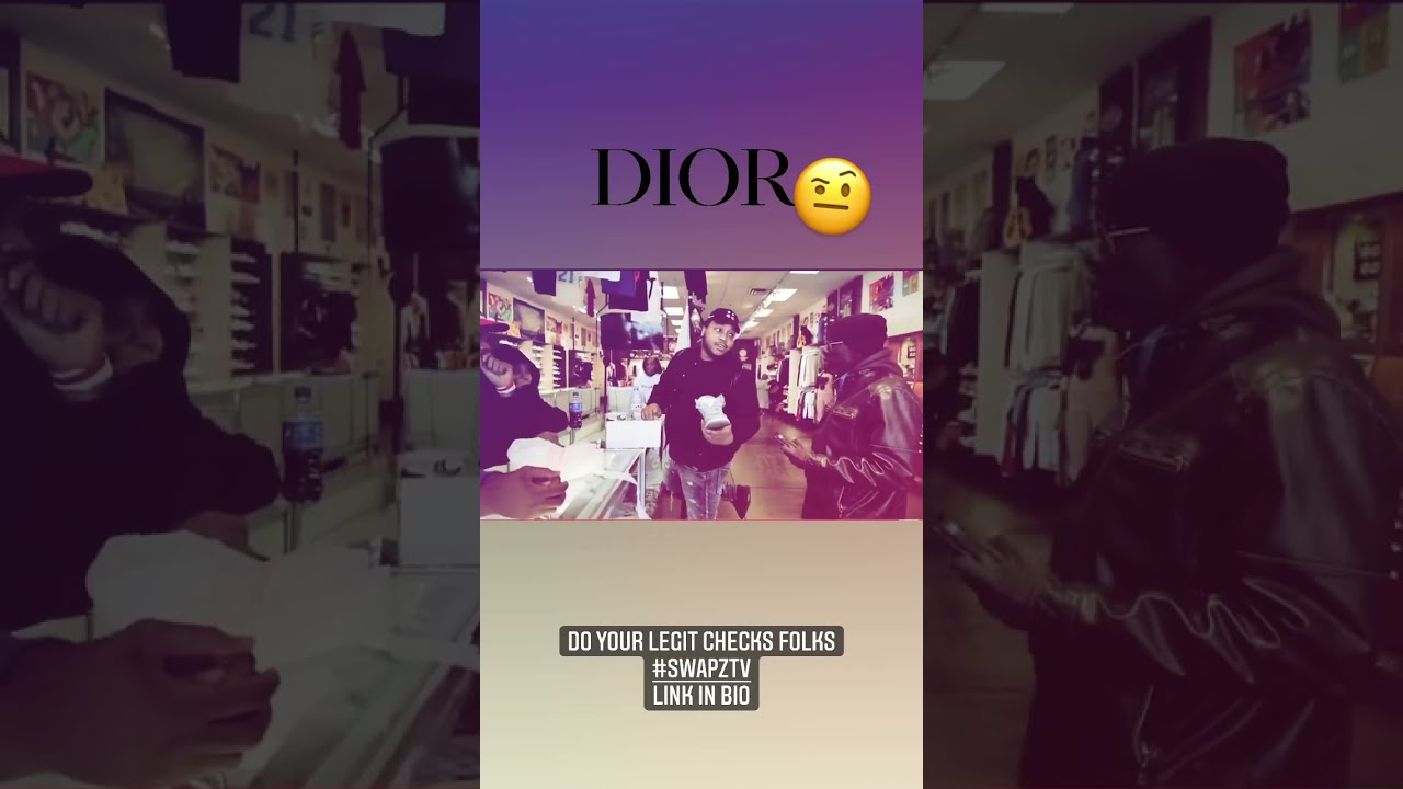 DIOR It S Not His Fault He Probably Had No Idea Swapztv