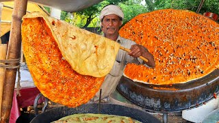 Lahori Katlama | Deep Fried Desi PizZa | Katlama Recipe | Lahore Street Food