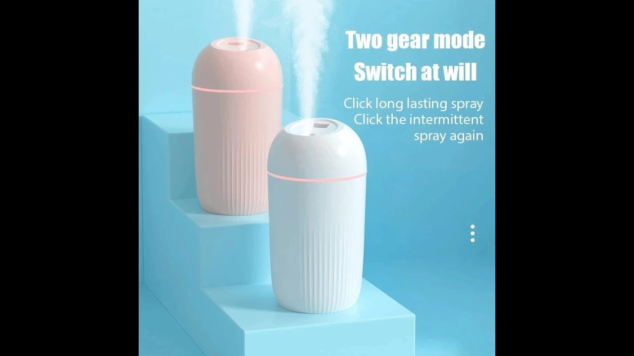 420ML USB Silent Air Humidifier Gentle Night Light Aroma Diffuser Car Fresher Purifier Spray Work Fo