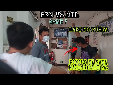 PANALO NA SANA NAGING BATO PA. | BKN VS MIL | GAME 7.