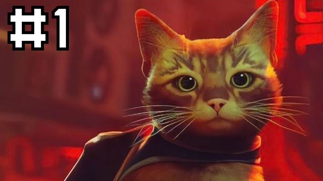 Stray Playthrough Part 1 - Into the City