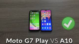 Motorola Moto G7 Play vs Samsung Galaxy A10: Comparison - speed test and camera comparison