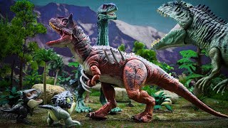 Therizinosaurus Vs Carnotaurus and Giganotosaurus| Giga's Egg Final🦖 Jurassic world Stop motion