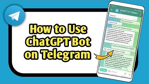 How to Use ChatGPT Bot on Telegram