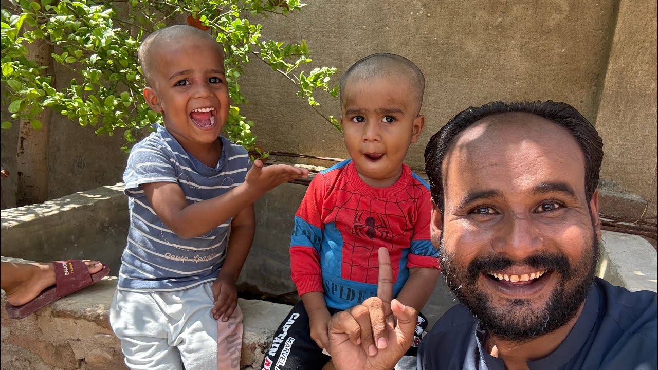 Hair Cutting at Home ! Headshave All Kids Part 5 