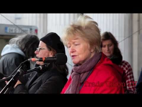 Irish Trade Union National protest Against Austeri...