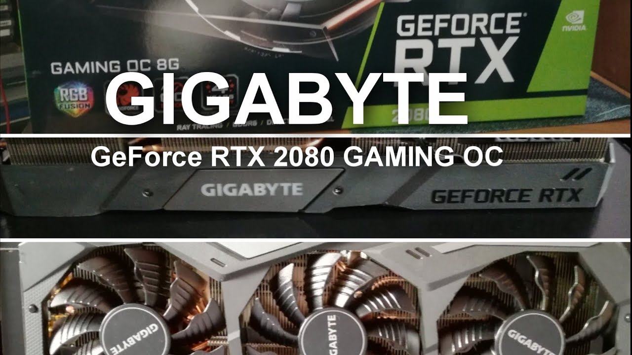 Распаковка GIGABYTE GeForce RTX 2080 GAMING OC