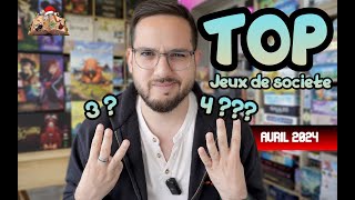 TOP 4 Avril 2024 [Jeux de société] + VOTRE Top du mois!