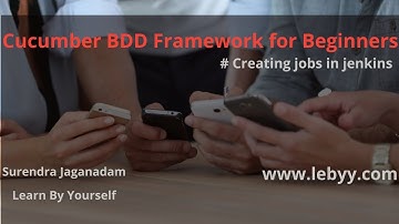 Creating jobs in jenkins || Cucumber BDD Framework for Beginners