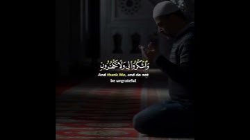 تلاوة بديعه اسلام صبحي من سورة البقرة فاذكروني أذكركم واشكروا لي ولا تكفرون