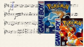 Pokémon Red and Blue Theme for Bb Trumpet