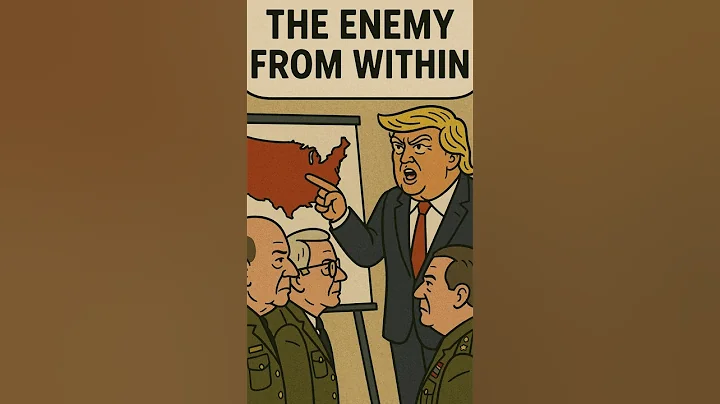 Trump Warns Generals About “The Enemy Within” 🤡 #trump #enemywithin #uspolitics #News #donaldtrump