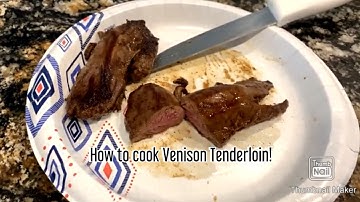 How To Cook Venison Tenderloin! EASY!