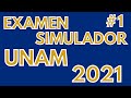 Examen Simulador #1 UNAM 2021 | Matemáticas | Preguntas Estilo Examen Real