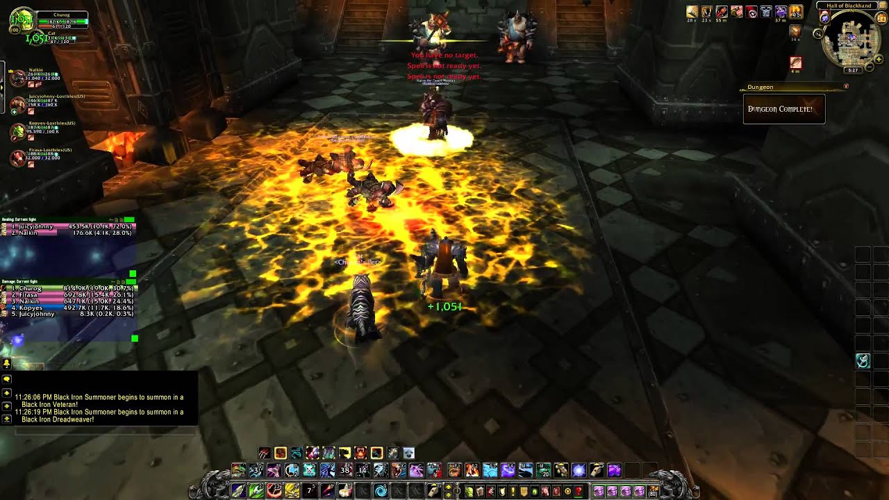 WoD Beta: Heroic UBRS Dungeon Hunter POV