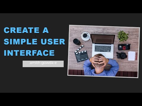 Customer Interface Counter creating a simple user interface (counter application ) - YouTube