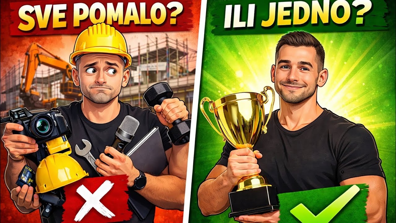 Vlog 21. Jack of All Trades ili Master of One? ❌ OVA ISTINA TE MOŽE KOŠTATI GODINA!