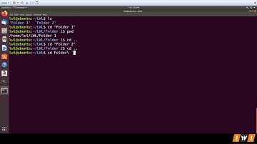 cd directory with name containing spaces
