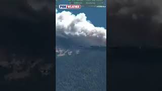 Video Shows Intense Wildfire in California from Above