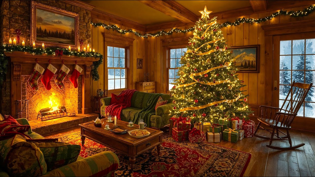 Beautiful Christmas Instrumental Music 2025 - Best Christmas Songs to Relax - Christmas Ambience