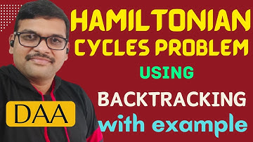 41-Hamiltonian Cycle Problem Explained | Backtracking Algorithm + Full Procedure | DAA