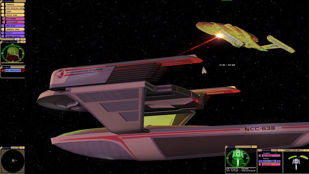 Oberth Class vs NX Class | KM | Star Trek Bridge Commander