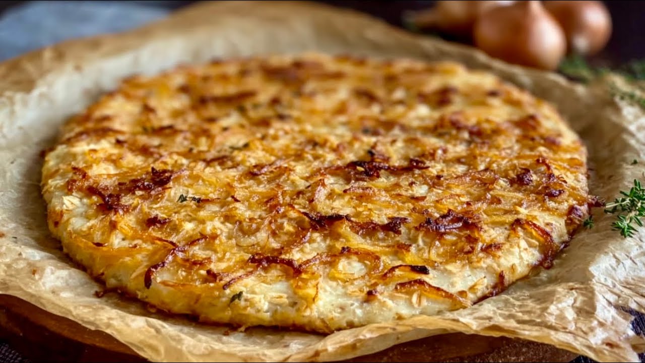 Только овсянка и лук! Самая полезная пицца!