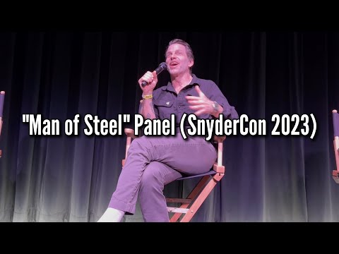"Man of Steel" Panel at SnyderCon 2023 → Zack Snyder, Deborah Snyder, Alex McDowell, Christina Wren