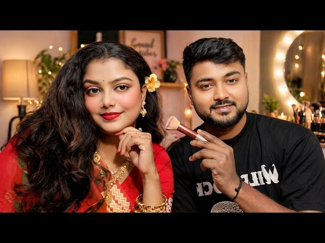ASMR Me Doing My Wife Relaxing Makeup 💄😍