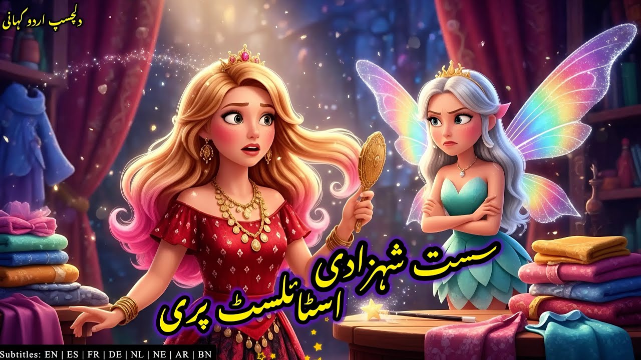 Ленивая принцесса против феи-стилиста | Сказка о моде | Сказка на урду | Фильмы на урду и хинди |...