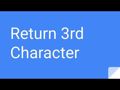Python Practice Series 38 | Beginners | Level 1 | Basic II | Return 3rd Character | Tutorials Code
