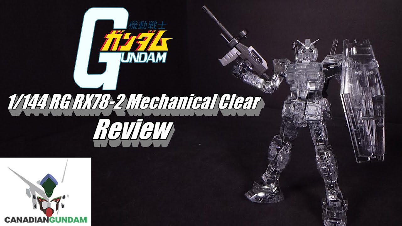 1/144 RG RX78-2 Gundam Mechanical Clear Ver. Review - YouTube