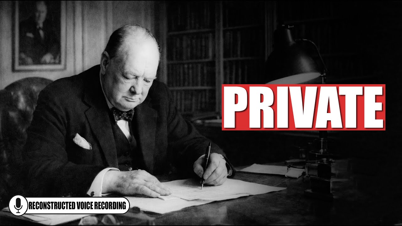 Черчилль: Одиночество, преследовавшее Победу — послушайте его речь.