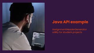 Understanding APIs with Java - A Student Example