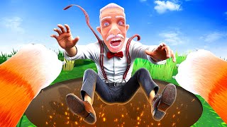 Throwing Grandpa Into the ABYSS - I Am Cat VR screenshot 2