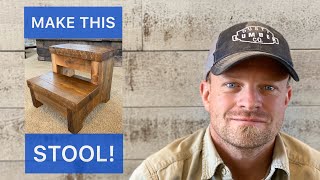 How to build a reclaimed barnwood stool