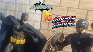 Captain America vs Batman [Stop Motion Fight]