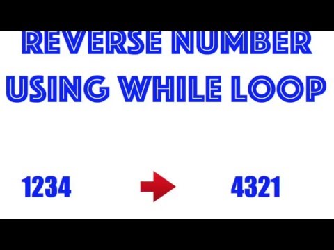 "How to reverse a number"