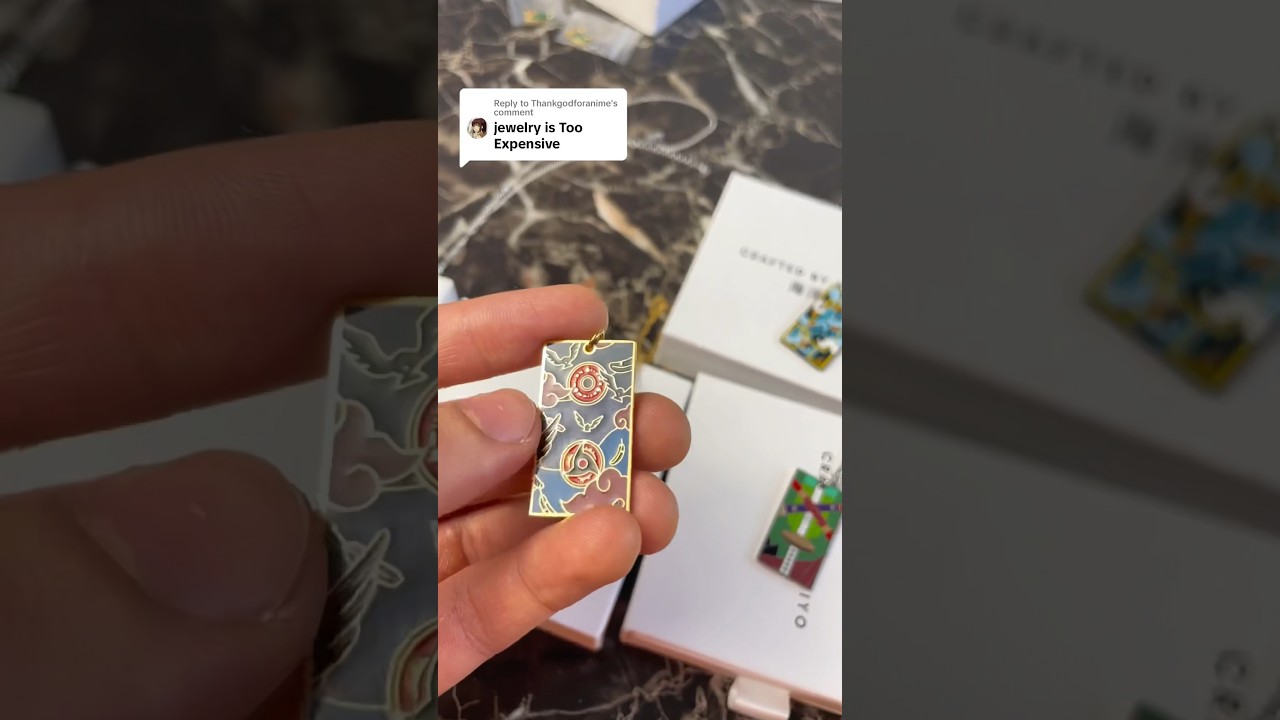 Is this anime jewelry worth $100??🤔