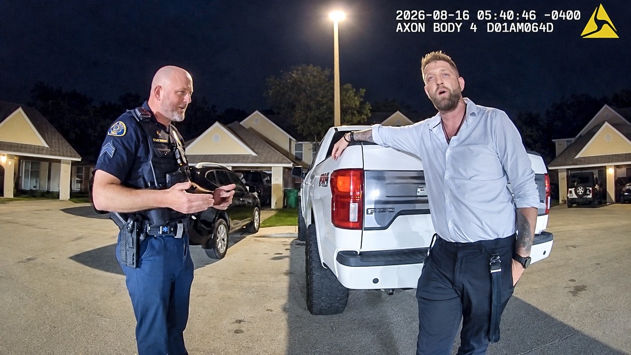 Drunk Cop Loses It After His Own Department Arrests Him