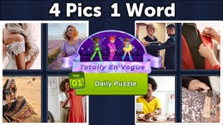 4 Pics 1 Word Daily Puzzle September 1, 2023 Totally En Vogue, Levels 5341-5350
