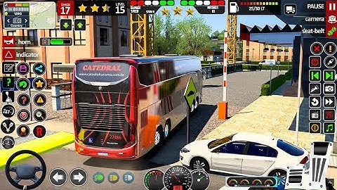 Mobile bus simulator game 3D || bus simulator Driving Android Mobile Gameplay 2025