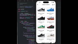 Men's Shoes Nike App using flutter