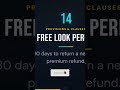 Free Look Period Explained — Return Your Policy for a 100% Refund
