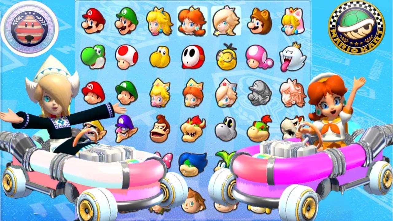 [Mario Kart 8 Deluxe] Rosalina (volendam) and Daisy (ocean tour)Best
