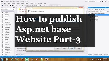 How to publish Asp.net base Website Part-3