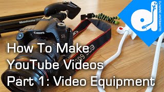 How To Make Videos and Start A YouTube Channel Pt. 1 Video - TDMAS