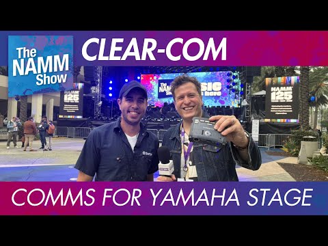 Clear-Com Delivers Wireless Comms for Yamaha Stage | NAMM 2026